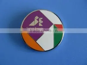 Chic Serviceable Handcraft Embroidery Tin Button Badge thumbnail-1