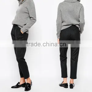 2015 Trendy Fashion Casual Women Stripe Suit Pants thumbnail-1