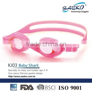 Baby Shark Design Junior/Kid/Children Comfortable Swimming Goggles thumbnail-1