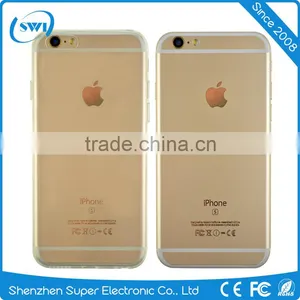New Clear Soft Transparent Gel Skin Tpu Case FOR IPHONE 6 Case thumbnail-1