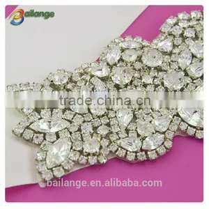 2016 Fashion Wedding Dress Bling Bling Decorative Rhinestone Design Guangzhou Wholesales thumbnail-3