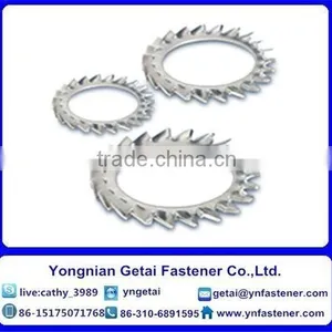 Stainless Steel External Teeth Serrated Lock Washers DIN6798 GB862.2 thumbnail-1