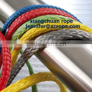 Xiangchuan Rope/UHMWPE 12 Strands/Fall Prevention Device/blue UHMWPE Safety Rope With Capel thumbnail-1