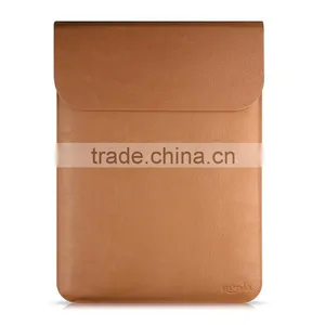 Hot PU Leather Laptop Sleeve Case For MacBook Air 11",AIR 13",Retina 12,13.3,15.4 Inch,Envelope Bag thumbnail-3