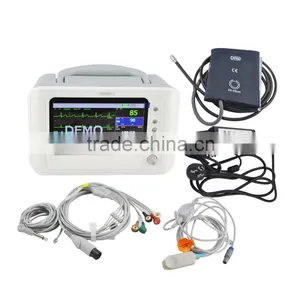 Handheld 7 Inch 6 Parameter Patient Monitor RPM-9000F With Battery by CE ISO Approved thumbnail-4