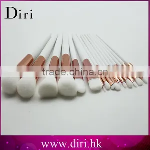 White Acrylic Makeup Brushes Professional 16pcs Makeup Brushes Set Wholesale thumbnail-1