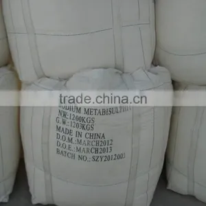 Supply High Quality SMBS/Sodium Disulfite/sodium Pyrosulfite 97%min Industrial Grade/Food Grade thumbnail-1