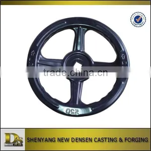 OD 250mm Black Stamping Handwheel for Valve thumbnail-1