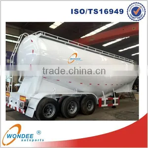 Bulk Cement Transportation Semi Trailer ,3 Axle Bulk Cement Semi Trailer thumbnail-1
