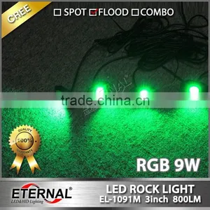 4/6/8/12 POD Rock LED Off Road Jeep ATV Golf Cart Truck Vehicle Rock Crawler Light RGB Rock Light thumbnail-1
