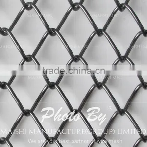Green PVC Coated Fencing Chain Link thumbnail-1