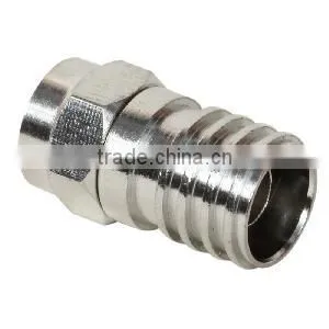 Aluminium Made F Male Crimp-On for RG6 Custom in China Factory thumbnail-1
