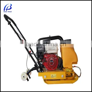 C80T CE Certificate Hand Hold With Tank Vibrating Plate Compactor Honda Engine thumbnail-2