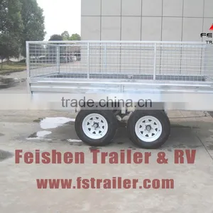 Hot Dipped Galvanized Tandem Cage Trailer thumbnail-1