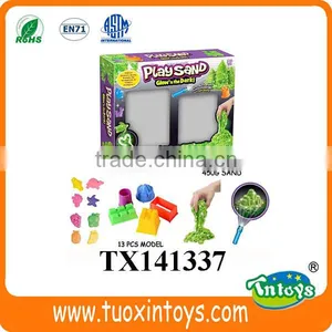 Eco-friendly Safe Kids DIY Play Sand Plastic Molding Intelligent Toys thumbnail-6