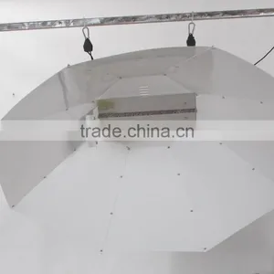 Hydroponics Aluminium Vertical or Horizontal Grow Light Umbrella Reflector / Umbrella-Shape Parabolic Grow Light Reflector: thumbnail-2