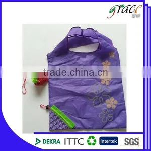 Wholesale Custom Polyester Reusable Folding Shopping Bags thumbnail-1