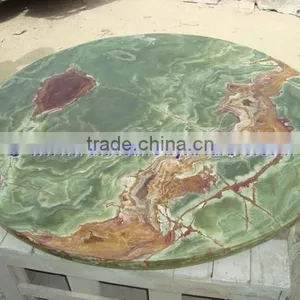 A GRADE DARK GREEN ONYX TABLE TOPS COLLECTION thumbnail-6