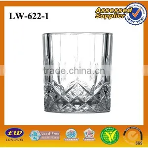 Machine Made Carved Glass Cup/diamond Glass Cup/cheap Glass Cup thumbnail-3