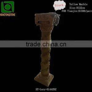 Hand Carved Marble Pillar For Decoration thumbnail-1