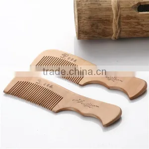 100%Nature Peach Wooden Combs 17.2*4.2 thumbnail-1