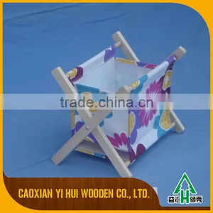 Custom Foldable Wood Magazine Rack For Sale thumbnail-1