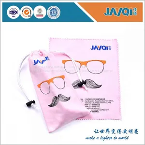 Custom Logo Microfiber Sunglasses Drawstring Bag thumbnail-4