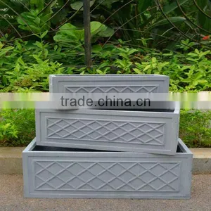 Nursery Planters Pots Magnesium Outdoor Decorative Long Planters thumbnail-1
