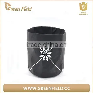 Green Field Nice Print Washable Kraft Paper Storage Bag thumbnail-1