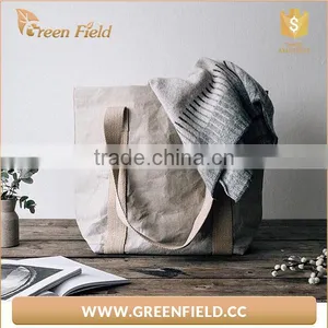 Vegan Paper Washable Recycled Bag Washable Kraft, Customized Washable Paper Hand Bag thumbnail-1