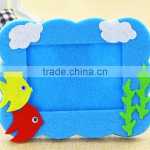 16053004 Factory Directly Selling for Children Handmade Ready Cutting Felt Frame Kit thumbnail-1