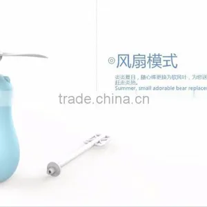 Multifunction Blender With Two Jack-plug, Electric Handheld Fan With Soft Blade thumbnail-4