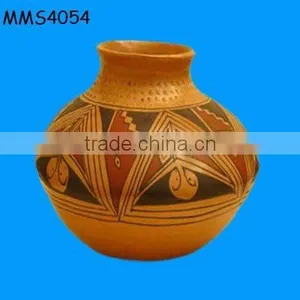 Painted Pottery Vase thumbnail-1