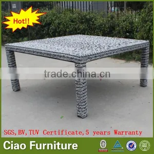 Patio Square Table Rattan Outdoor Dining Table thumbnail-1