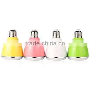 Hindi New Mp3 Songs Download 2016 Eco-smart Led Bulb Speaker Bluetooth With App Color Light thumbnail-5