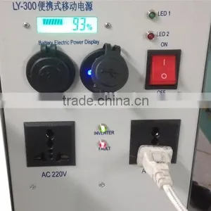 Portable Lithium Battery Backup Solar / AC Power System -900WH thumbnail-2