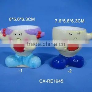 Hand Painting Pig Egg Cup With Chocolate Gift Set thumbnail-1