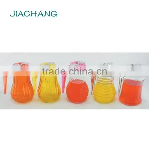 Spray Colored Glass Soybean Oil Dispenser Jar With Push Pull Cap thumbnail-2