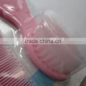 Plum Blossom Shaped Comb With Brush for Children/plastic Hair Brush thumbnail-5