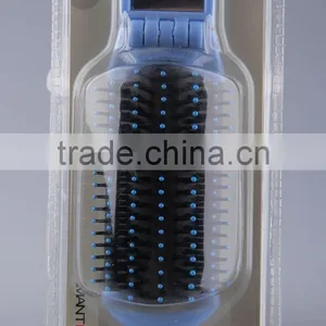 Strip Shape Plastic Folding Comb With Mirror/hair Brush thumbnail-4