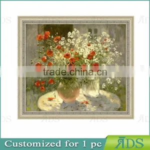 Designs Simple Flower Pot Canvas Vase Painting thumbnail-1