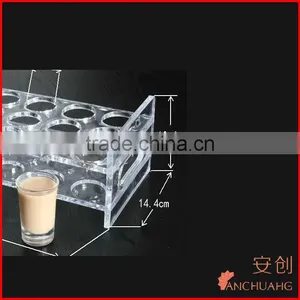 Drinking Cup Holder_bpa Free Acrylic Double Wall Wine Glass With Lid a thumbnail-1