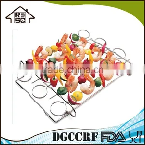 Hot Products Custom Design Easy Grill Babecue BBQ Grill Tools Skewer thumbnail-1