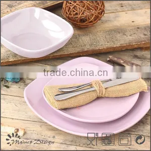 18pcs Antique Square Shape Stoneware Dinner Set Fashion Design Ceramic Tableware Set thumbnail-1
