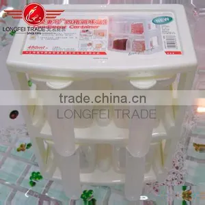 High Quanlity Plastic Storage / Condiment Pot /Seasoning Containers ,plastic Storage Bottles thumbnail-1