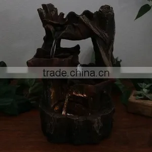 Indoor Waterfall Tabletop Fountain With LED Light thumbnail-2
