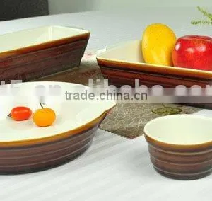 Factory Wholesale Ceramic Bakeware Set thumbnail-4
