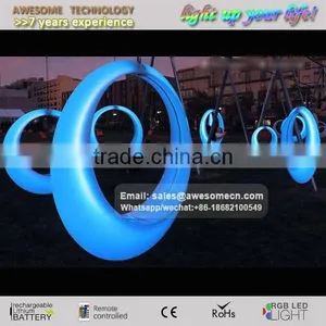 Outdoor Events Led Decorations Garden Round Illuminated Swing thumbnail-4