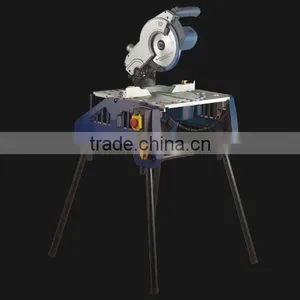 250mm 1800w Aluminium Cutting Cut Off Flip Over Saw Electric Power Wood Table Saw thumbnail-1