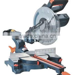 New 255mm 10" 1900w Power Wood Cutting Slide Compound Miter Saw Electric Aluminium Cut Off Machine thumbnail-1